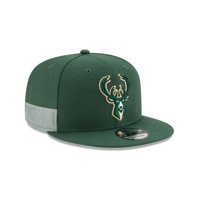 Milwaukee Bucks Gorra | New Era NBA Clear Feature 9fifty Snapback Cap Mexico - Verdes